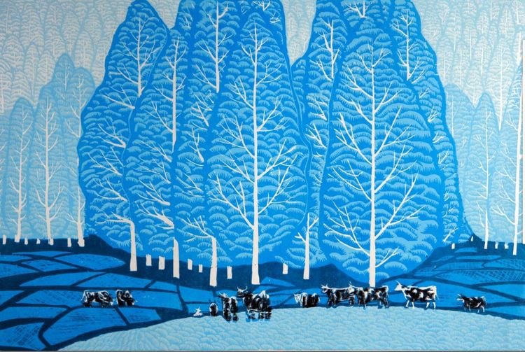 "沙海明珠 奇美奈曼"2017年奈曼版画作品展,10月28日将在中国版画博物